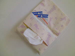  hand made Mini pocket tissue case cat . sound .(....)