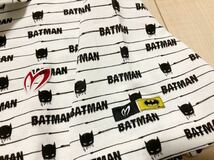 ■送料無料 美品 マスターバニー BATMAN バットマン ポロシャツ 5 ホワイト柄 パーリーゲイツ M64_画像3