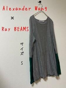 Alexander Wang×Ray BEAMS/バイカラー ニットカットソー