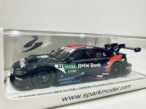 1/43 Spark BMW Bank M4 DTM BMW Team RMR L.アウアー Hockenheim 2020