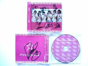 【直筆 サイン 全員 + 大塚れな CD 2枚】PinkySpice ピンキースパイス / Sweet Pinky Chocolate / 送料310円～