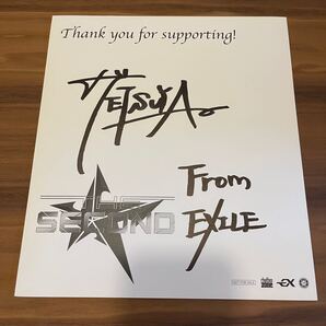 EXILE SECOND TETUYA 直筆サイン