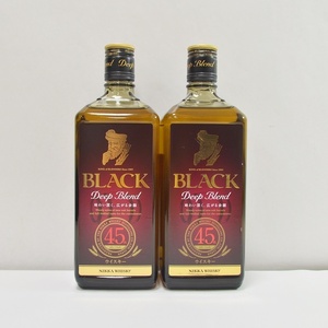 HO1 未開栓 ニッカ NIKKA ブラックニッカ 初代ディープブレンド 700ml 45% BLACK Deep Blend 2本セット (2)