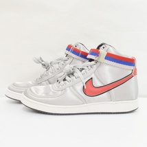 HO1 ナイキ NIKE バンダルシュプリーム VANDAL SUPREME 304715-061 初期復刻 2002年 26.5cm シルバー レッド スニーカー_画像2