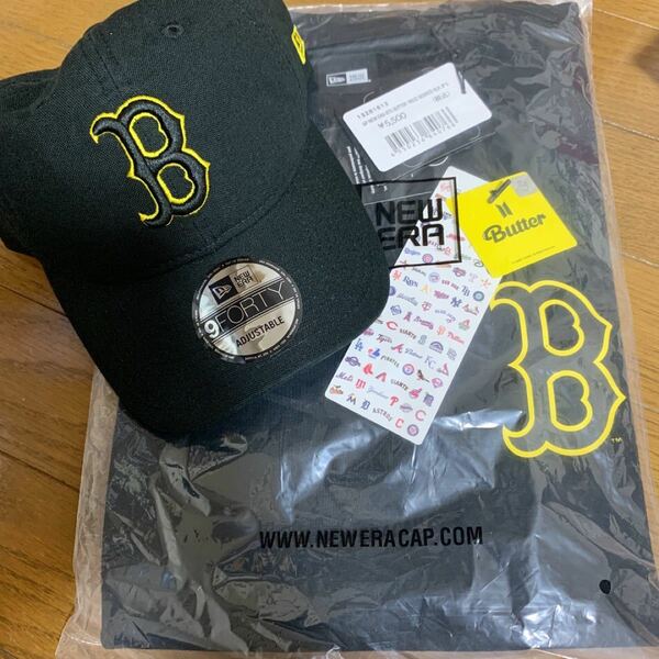 NEW ERA BTS x MLB Butter Tシャツ&キャップ セット