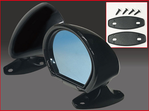 * nationwide free shipping [ all-purpose /1 set 2 piece insertion ] Classic type mirror blue lens [ black ]