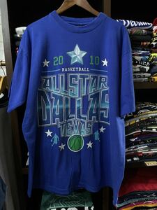 ★USA古着　バスケットボール　緑　プリント　TAXASＴシャツ 青　blue 2XL 大きいサイズ