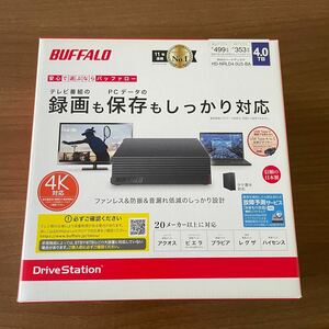 HDD 4TB 外付けハードディスク buffalo HD-NRLD4.0U3-BA