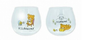 新品　リラックマ Rilakkuma Style ゆらゆらペアグラス　B2 46