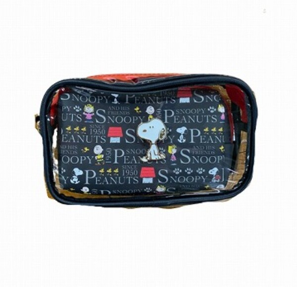 新品 スヌーピー 2層式 ショルダーバッグ ポーチ
