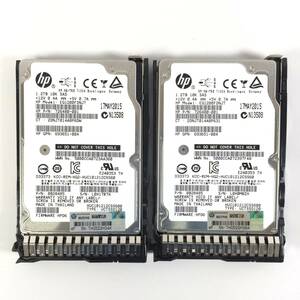 S4062966 HP 1.2TB SAS 10K HDD 2.5インチ G8マウンタ 2点【中古動作品】