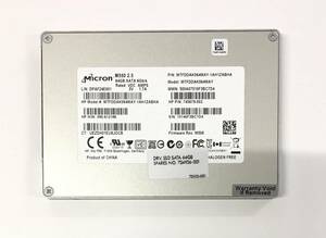 S462833 Micron SATA 2.5インチ 64GB SSD 1点【中古動作品】