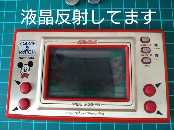 ゲームウォッチ　 ミッキーマウス　卵拾い　当時物　　　音出ます　動きます　説明文確認願います　 任天堂