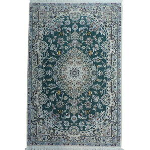 SALE PRICE/ペルシャ絨毯 ウール&シルク 手織り 高級 ペルシャ絨毯の本場 イラン ナイン産 9LA 玄関マット 152cm×103cm 本物保証
