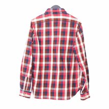 アベイシングエイプ A BATHING APE CHECK SHIRTS チェック 長袖 シャツ マルチ レッド Mサイズ /T /X_画像2