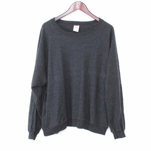 未使用 ゴールド 東洋エンタープライズ GOLD 21AW WASHABLE WOOL RAGLAN L/S TEE ロンT ブラック S 長袖 Tシャツ カットソー /U /X