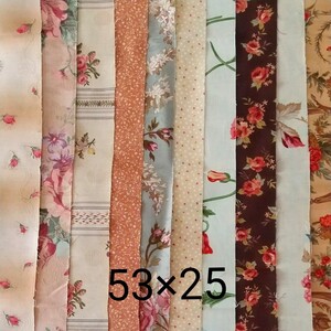 はぎれセット ハギレ 10枚 53×25 カットクロス