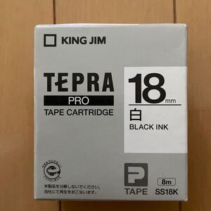 テプラ カートリッジ 18mm 白色
