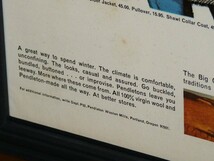 1965年 USA 60s 洋書雑誌広告 額装品 Pendleton ペンドルトン (A4size) / 検索用 店舗 ガレージ ディスプレイ 看板 装飾 インテリア サイン_画像4