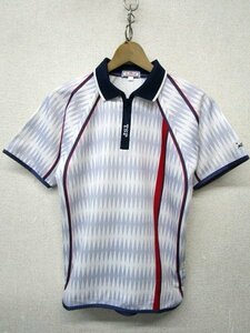 V0751：ヤマト卓球 TSP 半袖シャツ/白/S ポロシャツ 半袖ポロシャツ 卓球シャツ 卓球ウェア：35