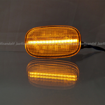 【DC36】 MR2 SW20 / MR-S ZZW30 / 20系 RAV4 / アレックス / イプサム 20系 流れる ウインカー シーケンシャル LED サイドマーカー クリア_画像6