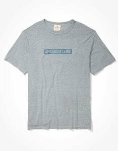 * アメリカンイーグル Tシャツ AE Super Soft Vintage Vault Graphic T-Shirt T S / Blue Heather *