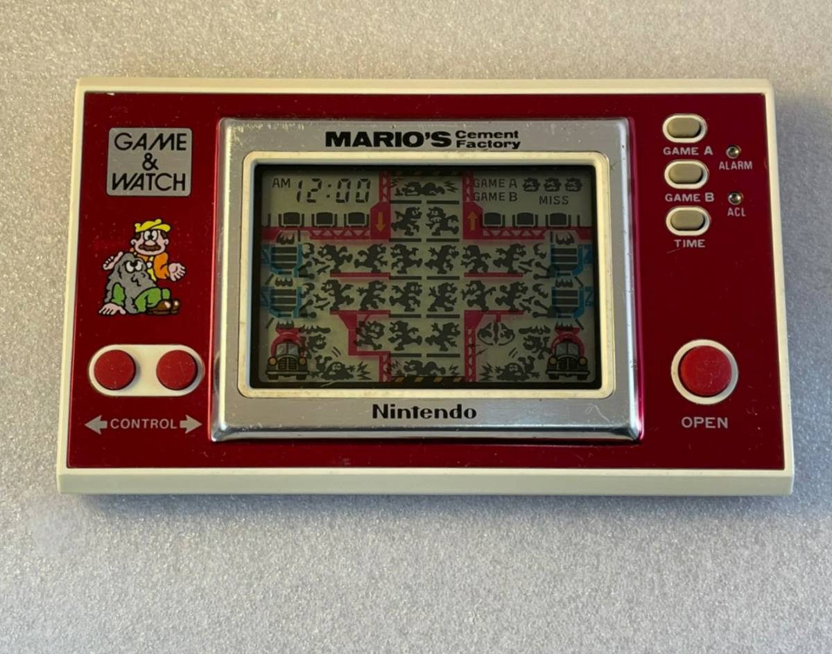 ヤフオク! -「ゲームウォッチ マリオズセメントファクトリー」の落札