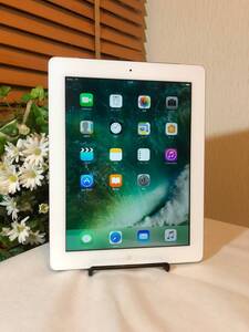 iPad 第4世代【送料無料】Wi-Fi+Cellular 16GB 充電ケーブル付き アクティベーションロック解除 431