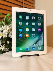 iPad 第4世代【送料無料】Wi-Fi+Cellular 16GB 充電ケーブル付き アクティベーションロック解除 429