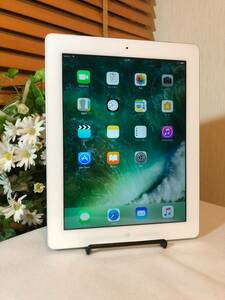 iPad 第４世代【送料無料】Wi-Fi+Cellular 16GB 充電ケーブル付き アクティベーションロック解除 430