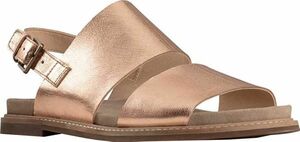 Clarks 25.5cm ремешок скользящий сандалии rose Gold легкий кожа шлепанцы Flat espa Be солнечный спортивные туфли туфли-лодочки RRR47