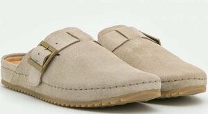 Clarks クラークス 24cm スライド ミュール サンド スエード レザー サンダル スニーカー フラット ローファー バレエ パンプス RRR52