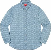 [SUPREME (シュプリーム)] Supreme Arc Jacquard Denim Shirt Blue エー アール シー ジャカード デニム シャツ ブルー XL_画像1