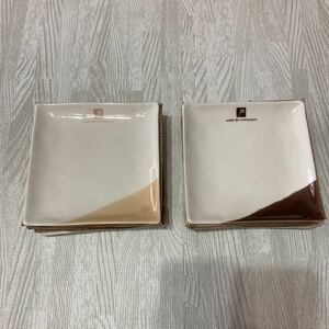 カフェドクロワッサン 小皿8枚セット 新品