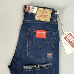 [ новый товар ]LEVI'S Levi's 701 81748-0000 BIG'E' LVC 1950'S черный p конический Denim W27 красный уголок cell bichi ткань patch TALON42 Zip 