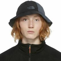 新品レア THE NORTH FACE ノースフェイス Tekware bucket hat バケットハット 帽子 L/XL メンズ US企画 黒 ブラック グレー ハット_画像2