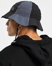 新品レア THE NORTH FACE ノースフェイス Tekware bucket hat バケットハット 帽子 L/XL メンズ US企画 黒 ブラック グレー ハット_画像9