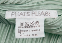 プリーツプリーズPLEATS PLEASE 裾下がりデザインTシャツ ミントグリーン3 【レディース】_画像10