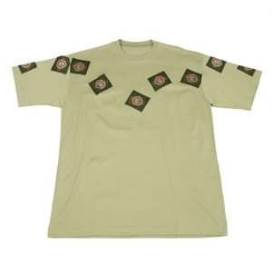  Karl hell mKarl Helmut watch patch T-shirt green L rank [ men's ]