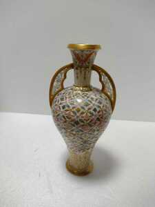 garage230 19世紀ヴィクトリア朝　オールドロイヤルクラウンダービー　アラベスク模様花瓶