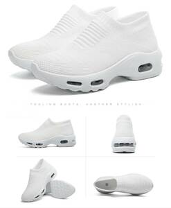 [ new goods * unused ] walking shoes ( white *24cm)