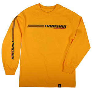 T/C Thrashin Supply スラッシンサプライ Racing Stripes Longsleeve レーシングストライプ ロングスリーブ 長袖 Gold ゴールド Lサイズ