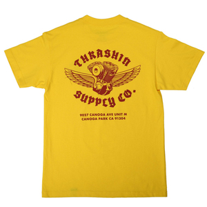 T/C Thrashin Supply スラッシンサプライ Shop Shirt ショップシャツ Yelllow イエロー Mサイズ