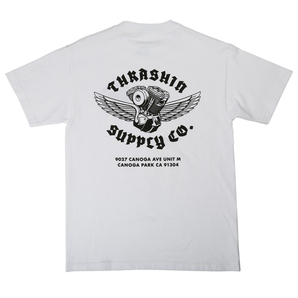 T/C Thrashin Supply スラッシンサプライ Shop Shirt ショップシャツ White ホワイト XLサイズの画像1