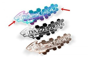 ★正規品★Dazzle Boyz ブリッツチーム BOXステッカー ブルー デカール ライガーゼロ JDM USDM ダズルボーイズ スタンス 86 STI WRX TRD