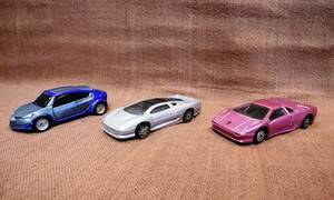 マイスト ジャガー XJ220 ランボルギーニ ディアブロ ポンティアック ミニカー 3台 まとめて まとめ売り 定形外送料300円 トミカ程のサイズ