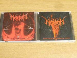 NEPHASTH / IMMORTAL UNHOLY TRIUMPH & CONCEIVED BY INHUMAN BLOOD [2CD, DEATH METAL, デスメタル]