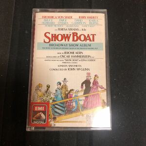 SHOW BOAT broadway show album フランス盤カセットテープ【EXPANDED DYNAMIC RANGEの高音質盤カセットテープ】 ■クロムテープ