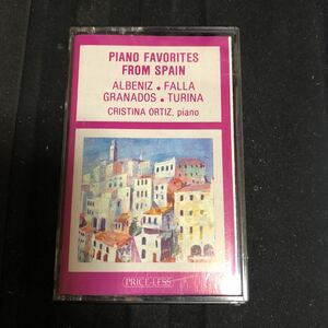  Spain piano love . collection o Rudy -z rice price less American record cassette tape #