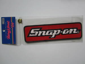 【大きめ】純正 Snap on スナップオン 工具 ガソリン アメリカ メーカー 旧ロゴ カク L ワッペン/当時物 自動車 カー用品 B02